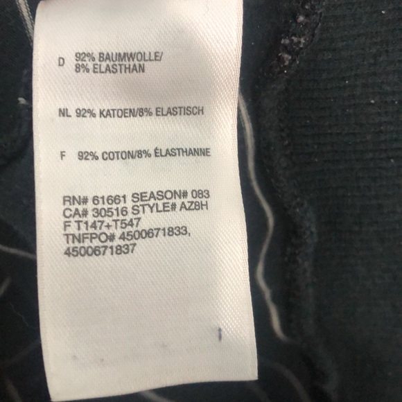 VntgNORTH FACE Hoodie CottonStretch PULLOVER V-neck Kangaroo Pocket EUC - Picture 7 of 8